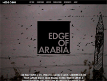 Tablet Screenshot of edgeofarabia.com